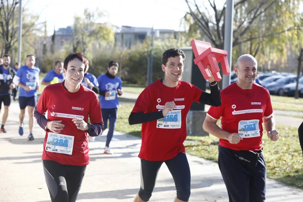 Este domingo se ha celebrado en el Parque del Agua de Zaragoza la IV edición de la Carrera 'Actívate por la diabetes' con el fin de dar visibilidad a una enfermedad crónica, la diabetes, que en Aragón afecta a más de 120.000 personas.