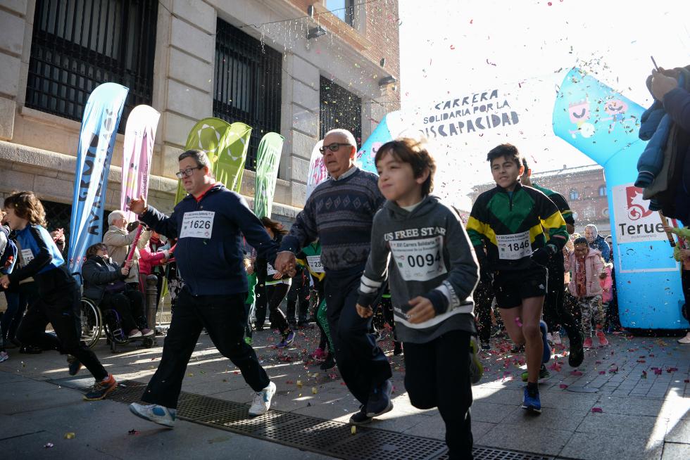 Teruel celebra la XVI Carrera Solidaria por la Discapacidad