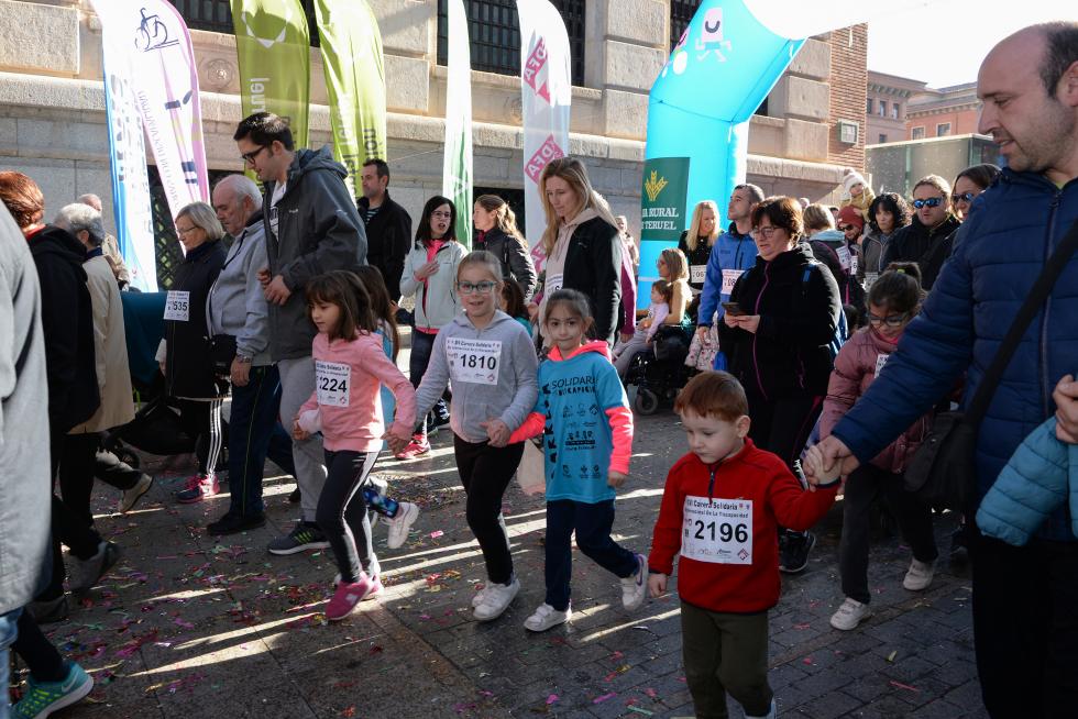 Más de 3.000 personas se suman en Teruel a la Carrera Solidaria por la Discapacidad