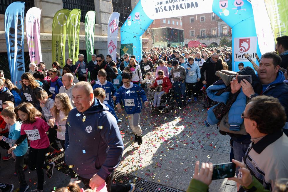 Teruel celebra la XVI Carrera Solidaria por la Discapacidad