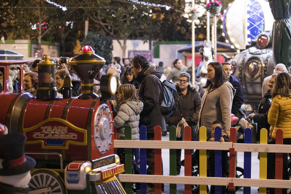 Encendido de las luces de Navidad en Zaragoza.