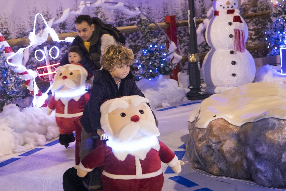 Encendido de las luces de Navidad en Zaragoza.