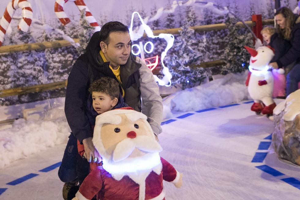Encendido de las luces de Navidad en Zaragoza.