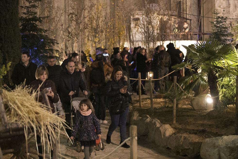 Encendido de las luces de Navidad en Zaragoza.
