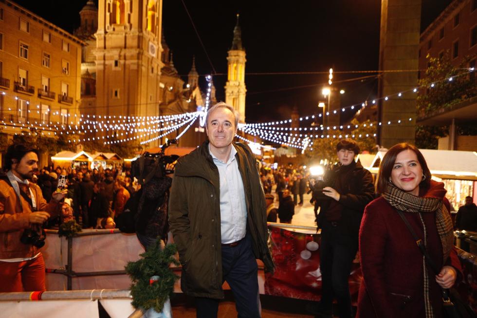Encendido de las luces de Navidad en Zaragoza