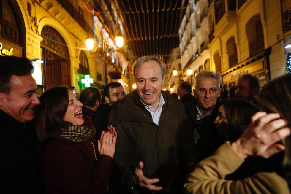 Encendido de las luces de Navidad en Zaragoza