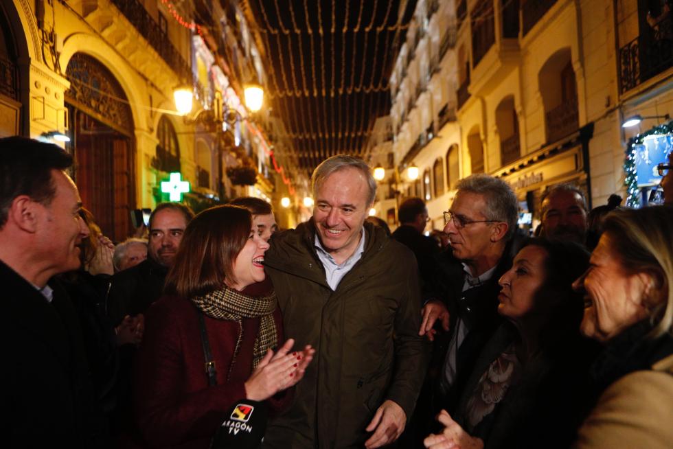 Encendido de las luces de Navidad en Zaragoza