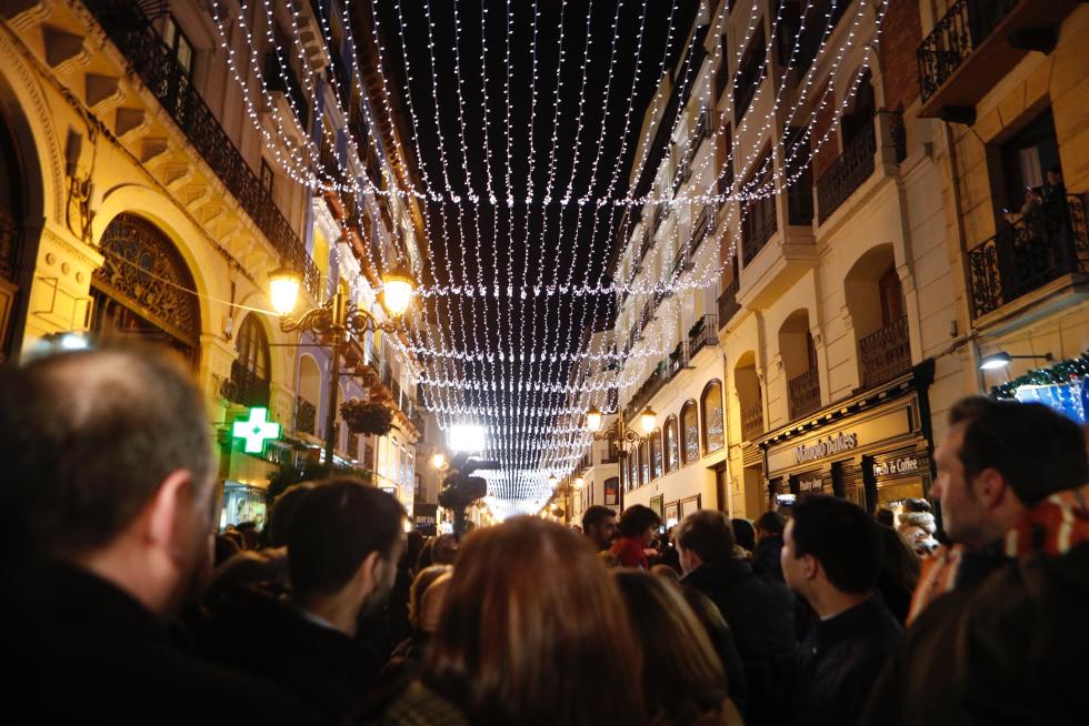 Encendido de las luces de Navidad en Zaragoza