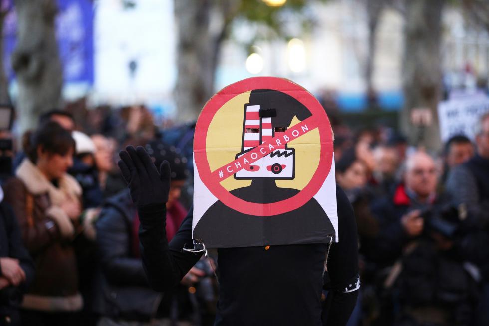 Marcha por el Clima en Madrid.
