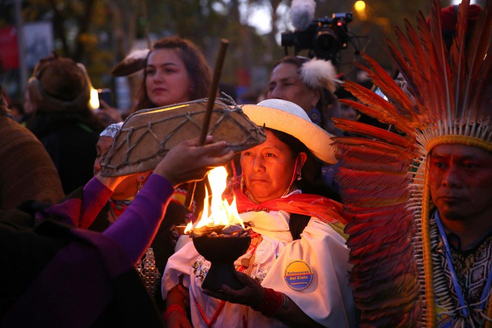 Marcha por el Clima en Madrid.