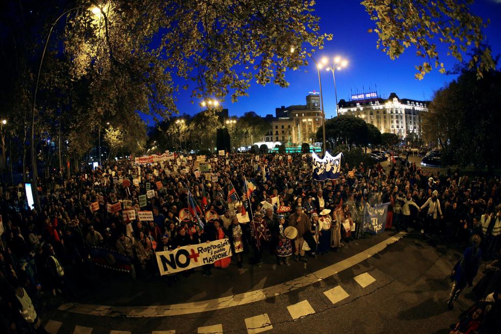Marcha por el Clima en Madrid.