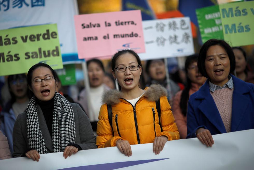 Marcha por el Clima en Madrid