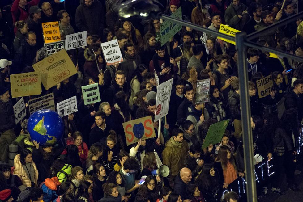 Marcha por el Clima en Madrid