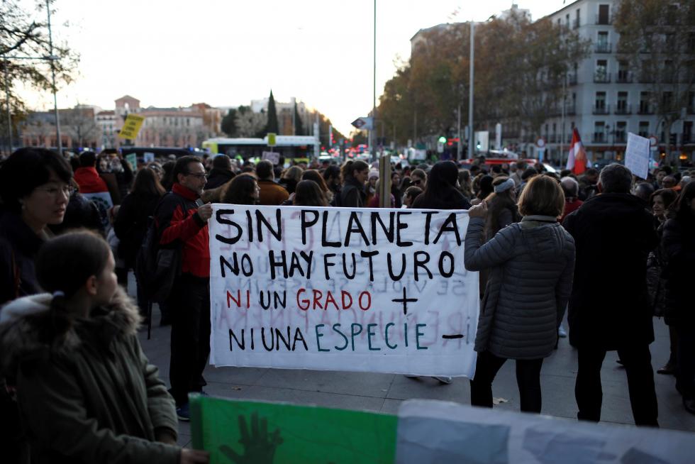 Marcha por el Clima en Madrid