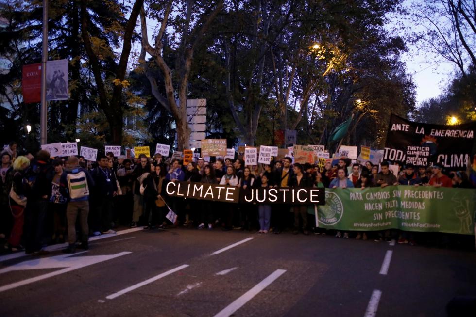Marcha por el Clima en Madrid