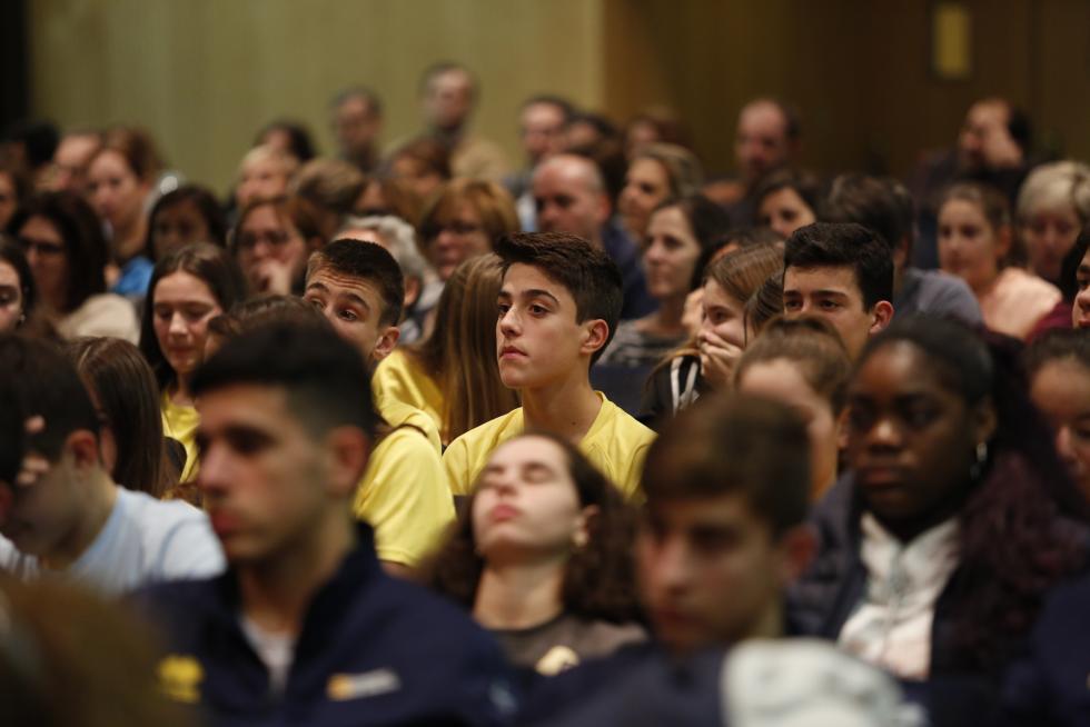 Acto en apoyo del deporte aragonés de cara al campeonato de España de 2020.