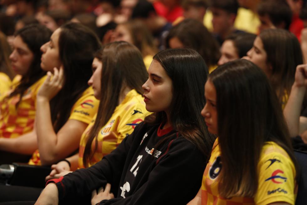 Acto en apoyo del deporte aragonés de cara al campeonato de España de 2020.