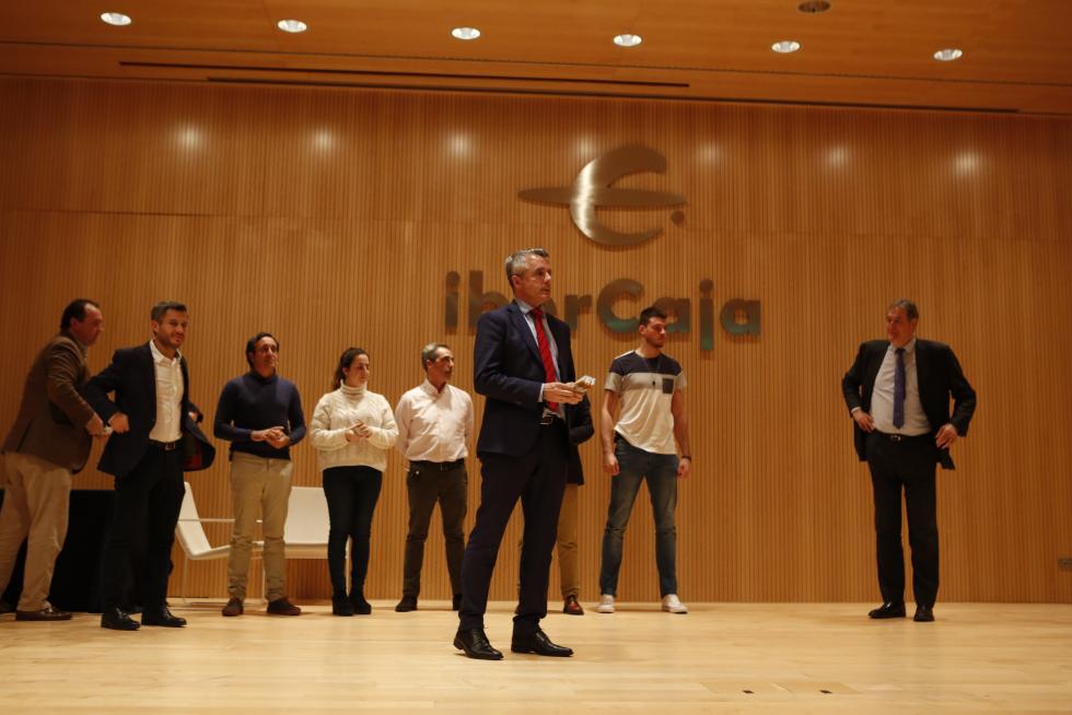 Acto en apoyo del deporte aragonés de cara al campeonato de España de 2020.