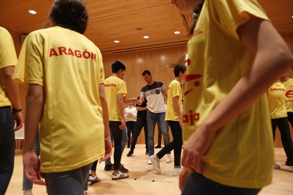 Acto en apoyo del deporte aragonés de cara al campeonato de España de 2020.