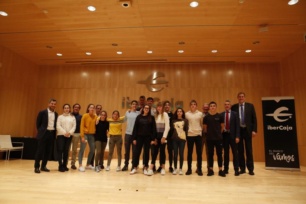 Acto en apoyo del deporte aragonés de cara al campeonato de España de 2020.