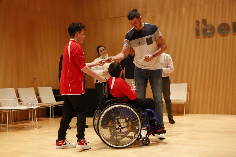 Acto en apoyo del deporte aragonés de cara al campeonato de España de 2020.
