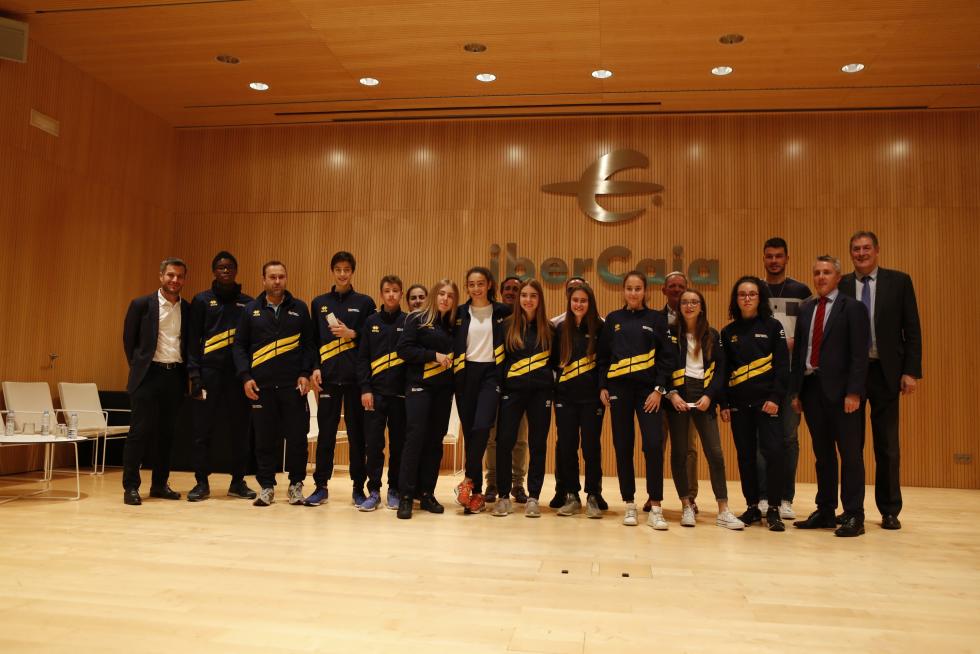 Acto en apoyo del deporte aragonés de cara al campeonato de España de 2020.