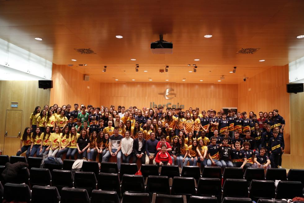 Acto en apoyo del deporte aragonés de cara al campeonato de España de 2020.