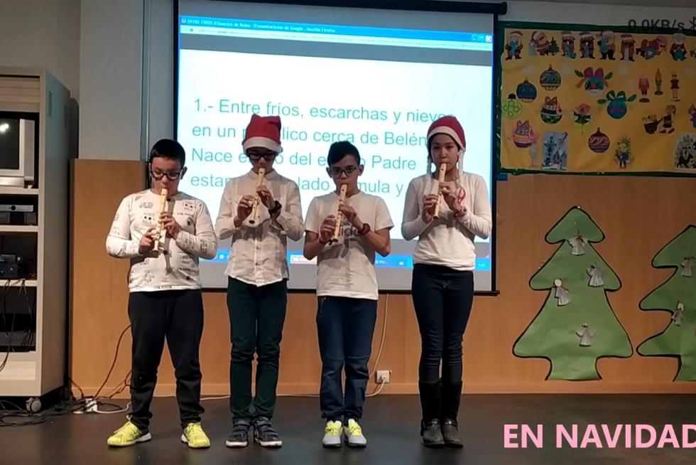 Así viven la Navidad en el CPI Parque Goya de Zaragoza