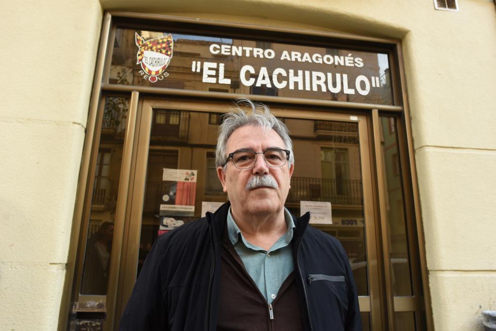 Celebración del Gordo de la Lotería de Navidad en el centro aragonés 'El Cachirulo' de Reus.