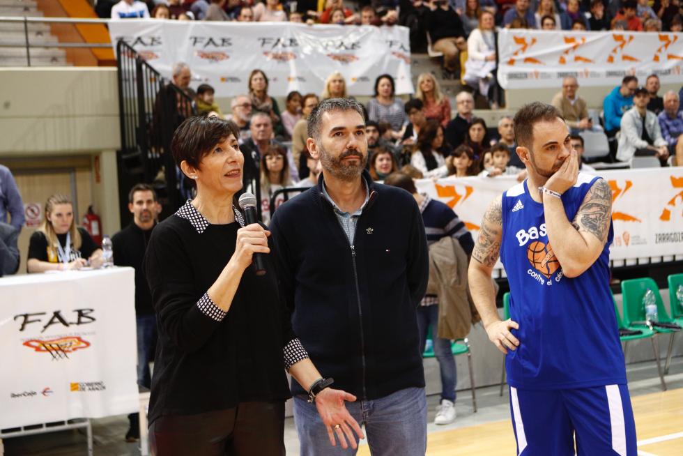 Partido solidario de 'Basket contra el cáncer'.