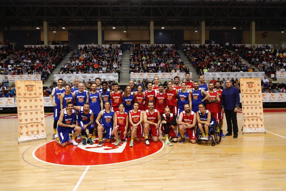 Partido solidario de 'Basket contra el cáncer'.