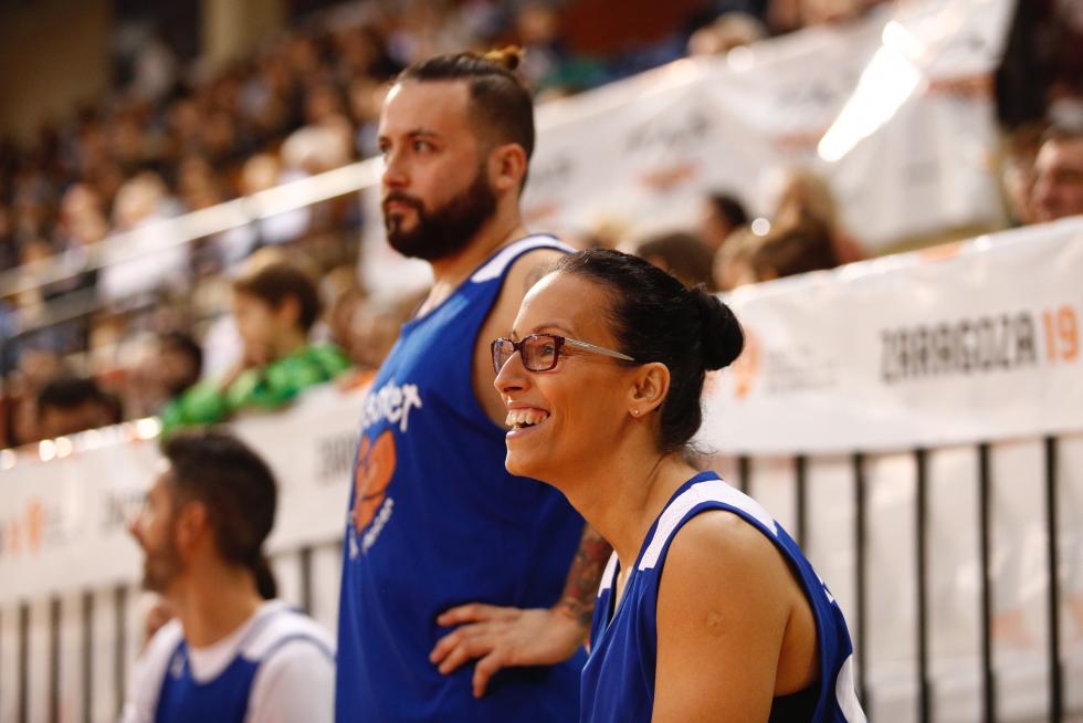Partido solidario de 'Basket contra el cáncer'.