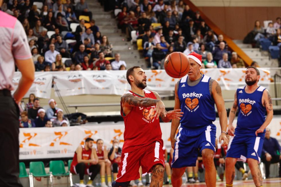 Partido solidario de 'Basket contra el cáncer'.