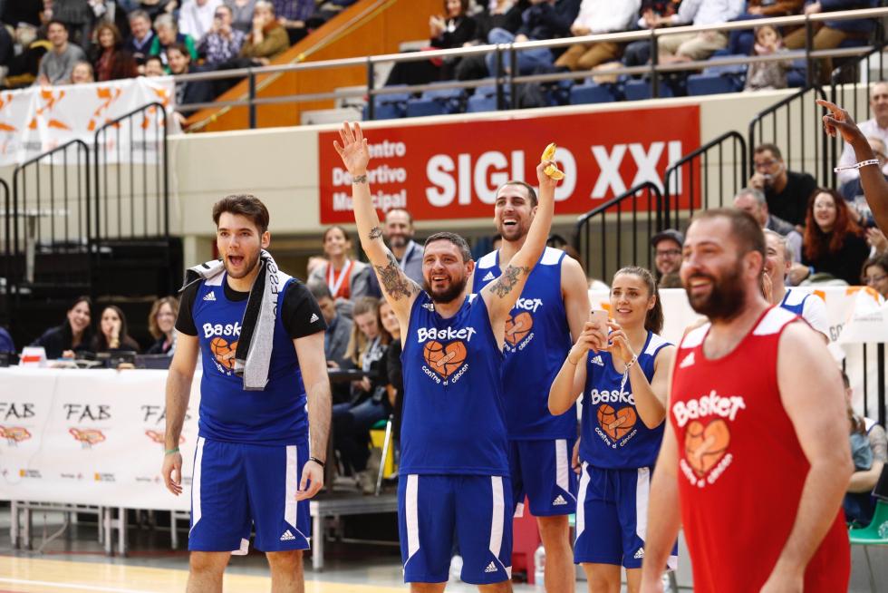 Partido solidario de 'Basket contra el cáncer'.