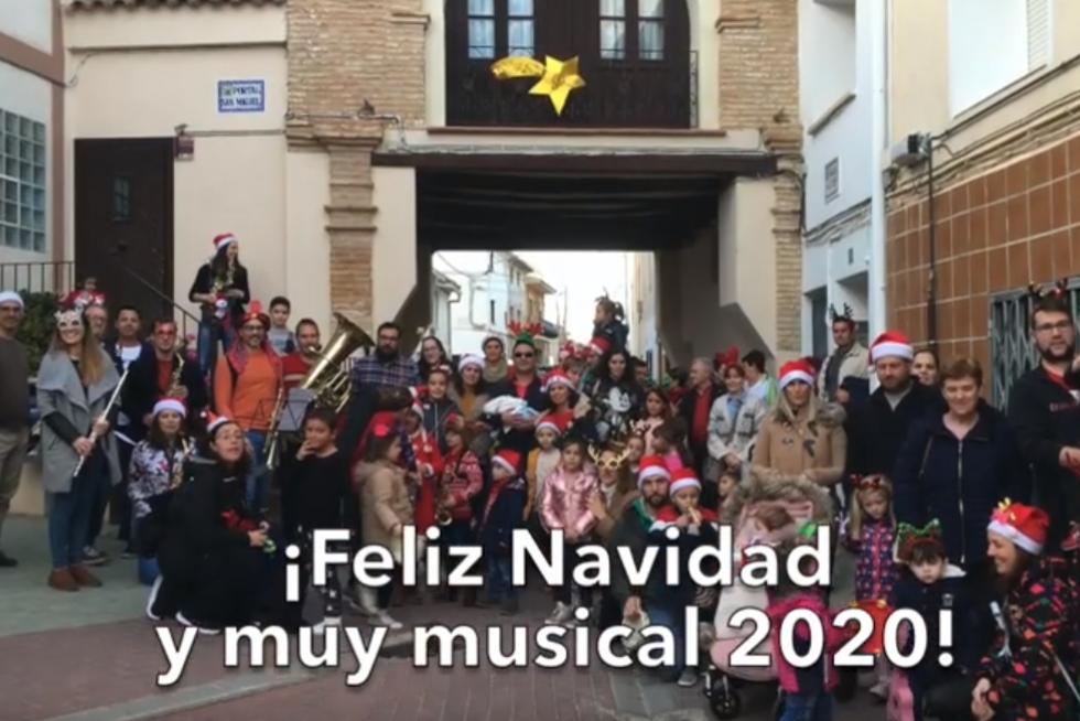 Felicitación de Navidad de la Escuela Municipal de Quinto