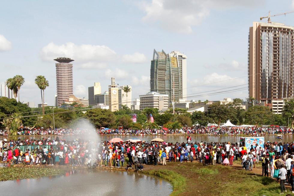 Navidad en Nairobi (Kenia).