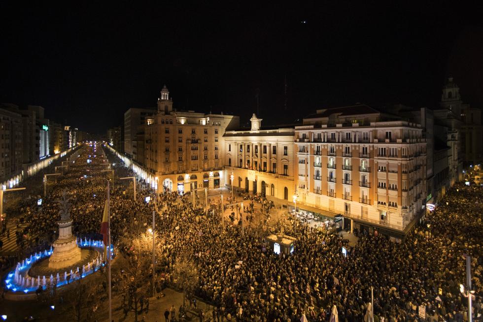 Manifestación del 8M en Zaragoza