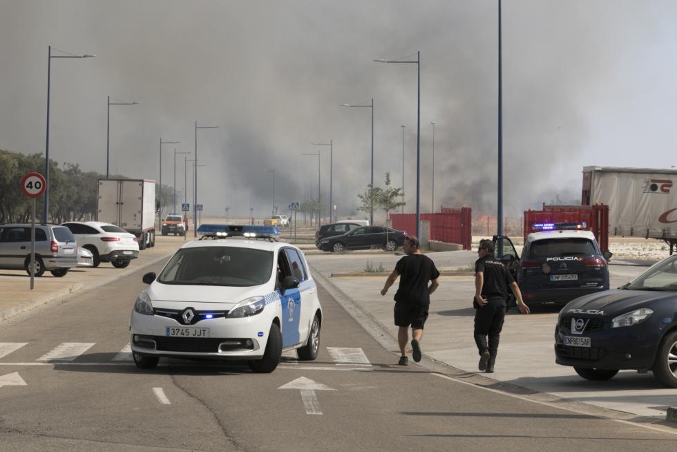 Incendio y desalojo del Plhus en Huesca el 28 de junio