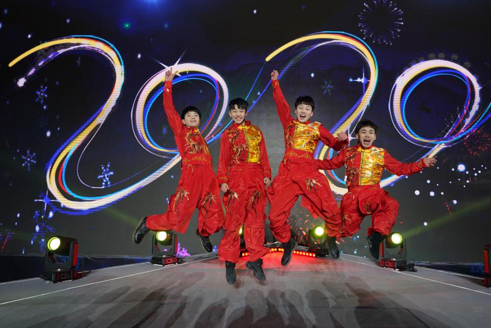 Nochevieja en Beijing (China).