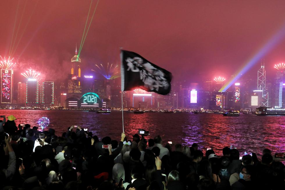 Nochevieja en Hong Kong.