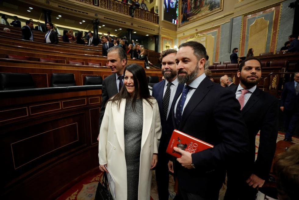 Imágenes de la primera jornada del debate de investidura de Pedro Sánchez en el Congreso de los Diputados.