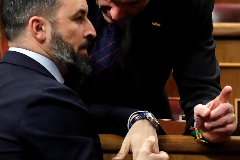 Imágenes de la primera jornada del debate de investidura de Pedro Sánchez en el Congreso de los Diputados.