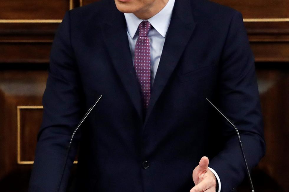 Imágenes de la primera jornada del debate de investidura de Pedro Sánchez en el Congreso de los Diputados.