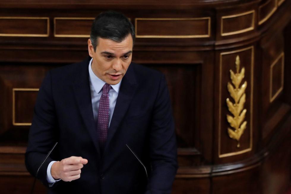 Imágenes de la primera jornada del debate de investidura de Pedro Sánchez en el Congreso de los Diputados.