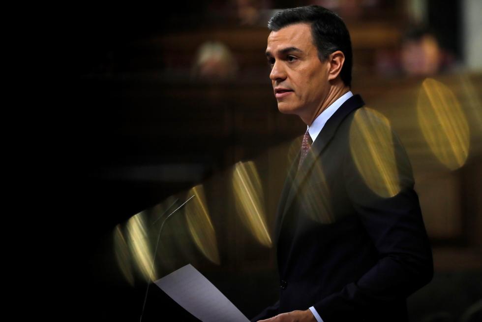 Imágenes de la primera jornada del debate de investidura de Pedro Sánchez en el Congreso de los Diputados.