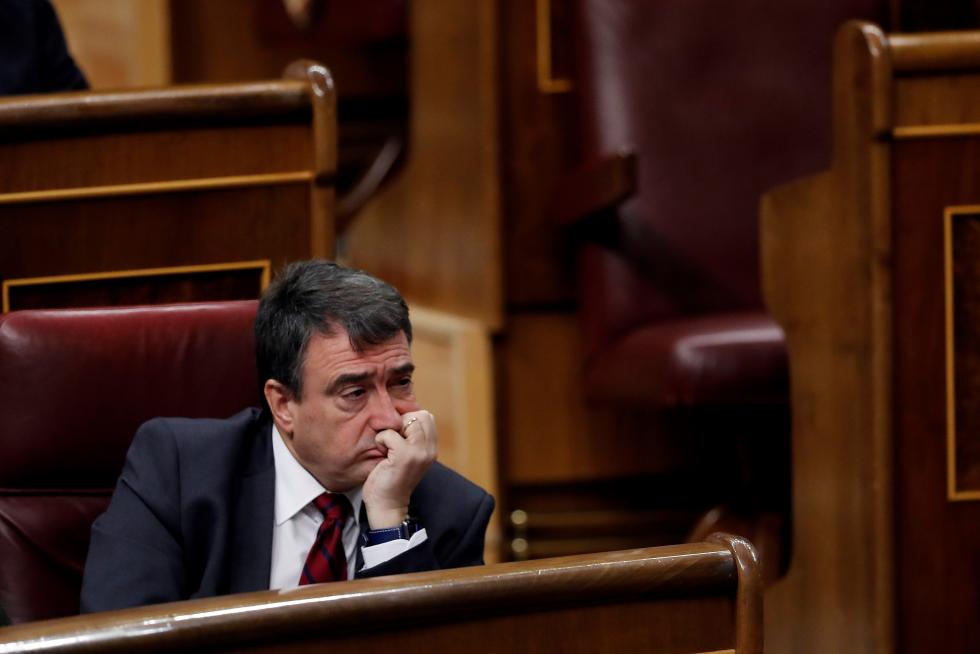 Imágenes de la primera jornada del debate de investidura de Pedro Sánchez en el Congreso de los Diputados.