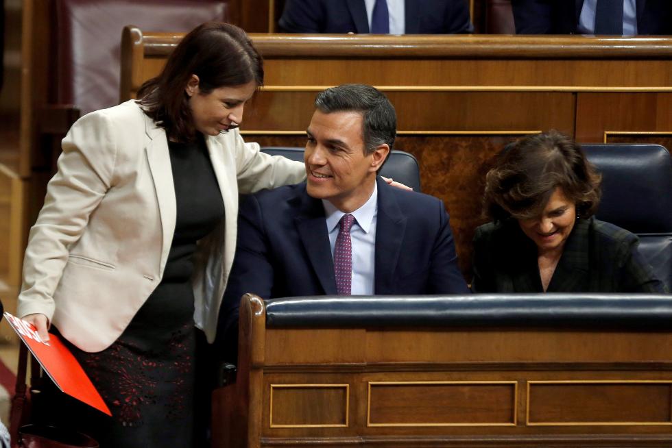 Imágenes de la primera jornada del debate de investidura de Pedro Sánchez en el Congreso de los Diputados.