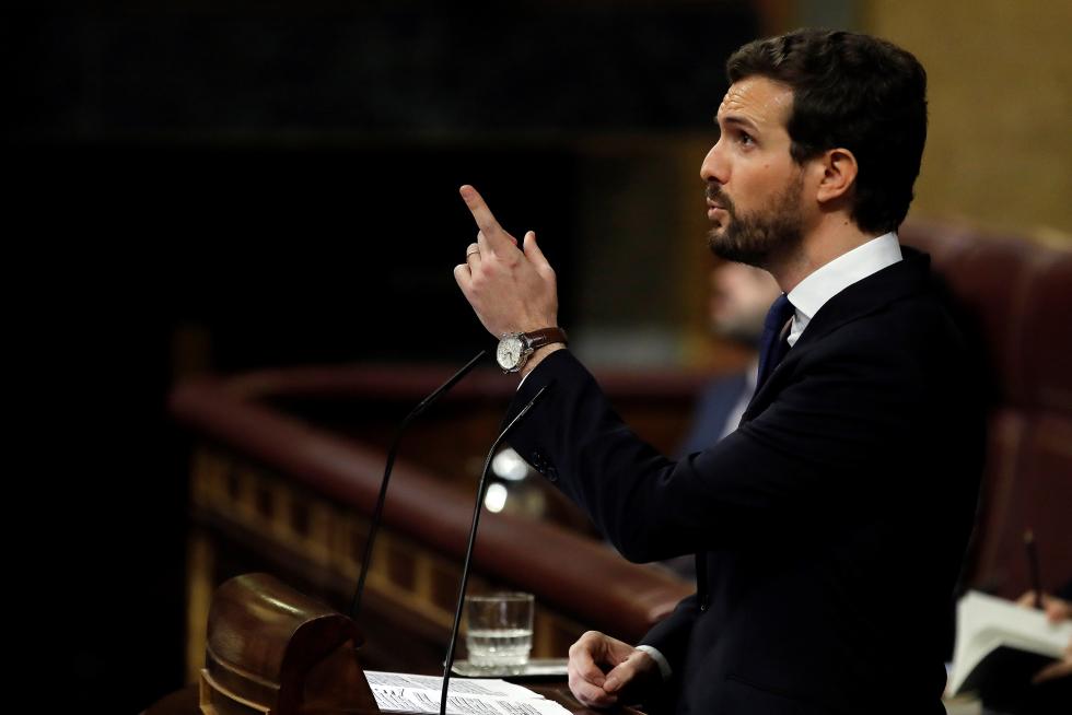 Imágenes de la primera jornada del debate de investidura de Pedro Sánchez en el Congreso de los Diputados.