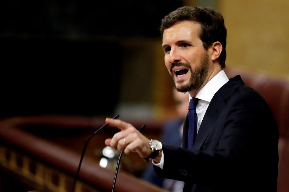 Imágenes de la primera jornada del debate de investidura de Pedro Sánchez en el Congreso de los Diputados.