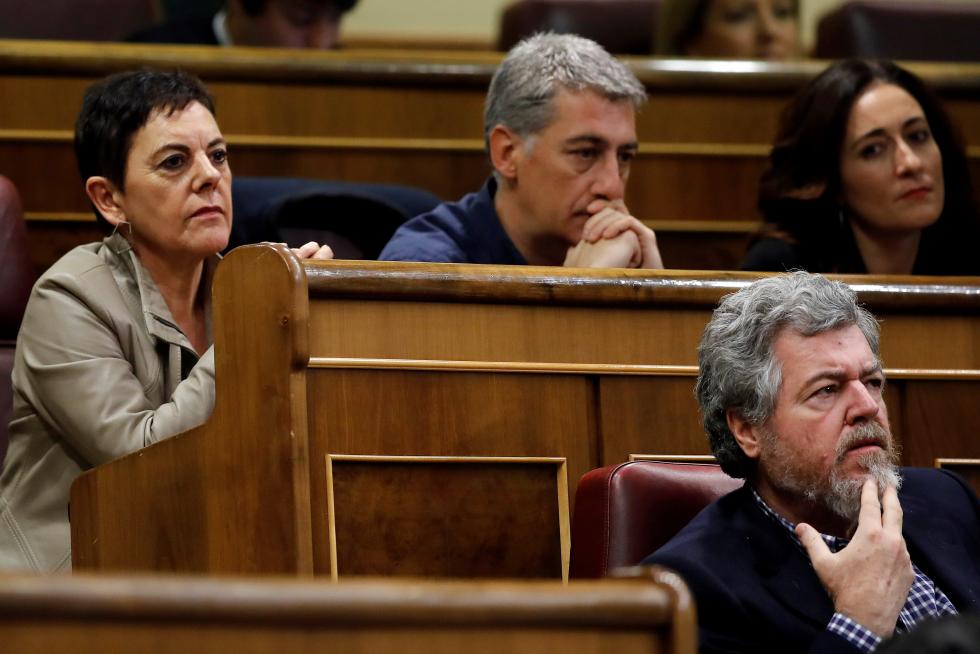 Imágenes de la primera jornada del debate de investidura de Pedro Sánchez en el Congreso de los Diputados.